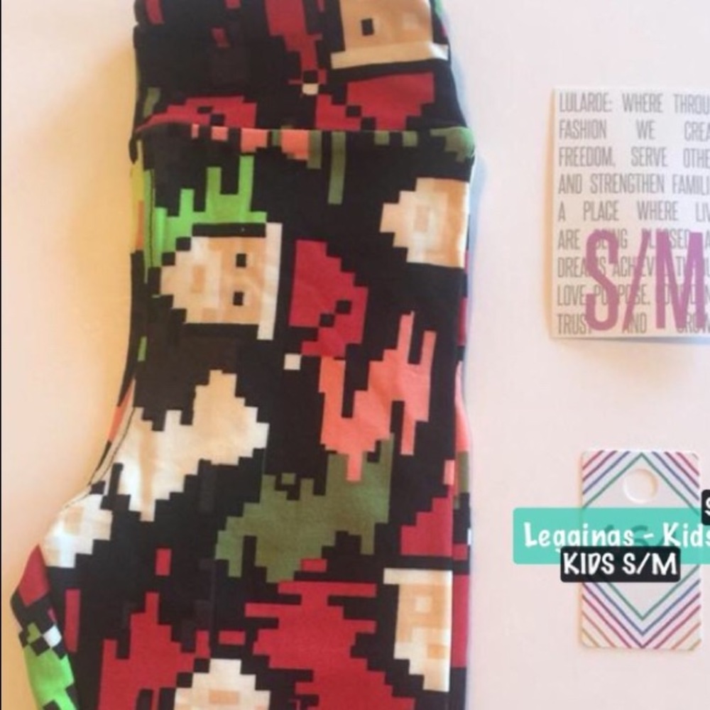 LulaRoe S/M Holiday Leggings
